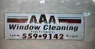 AAA Window Cleaning Sign - 1998