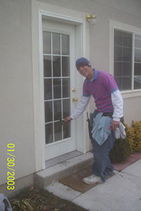 Window cleaning work